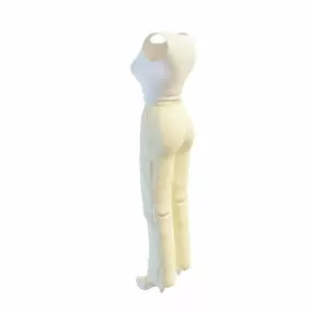 Clothing Trousers Sleeveless Shirt 3d model