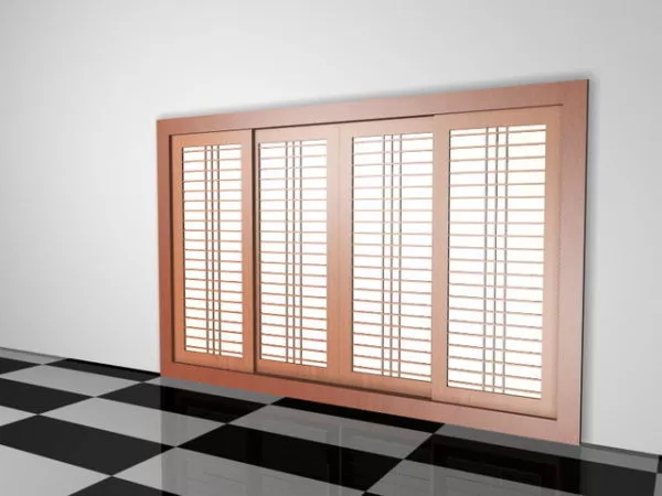 Modern Partition Floral Shape 3d model