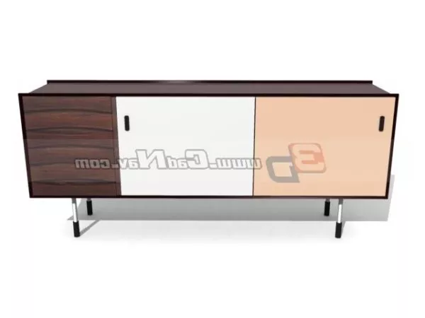 Sliding Door Side Board Table 3d model Sliding Door Side Board Table 3d model