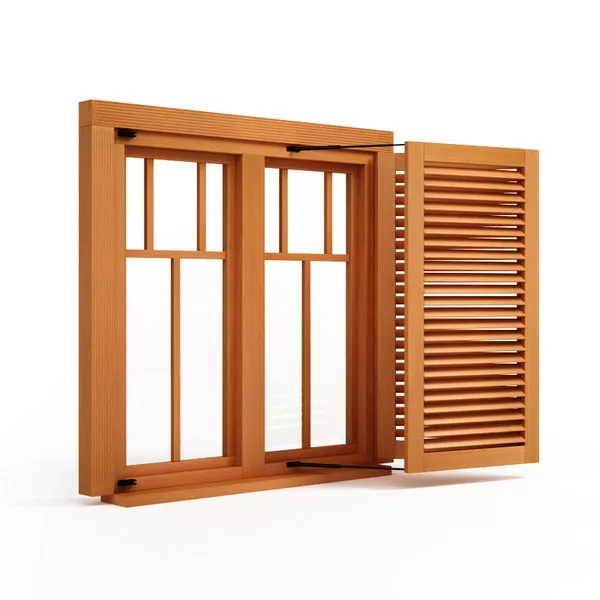 Furniture Wooden Folding Window 3d model Furniture Wooden Folding Window 3d model