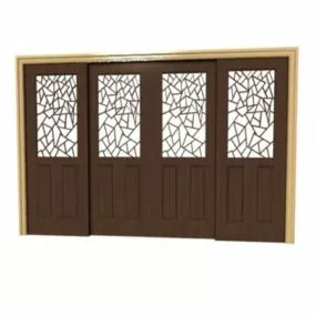 Sliding Partition Door Furniture 3d model