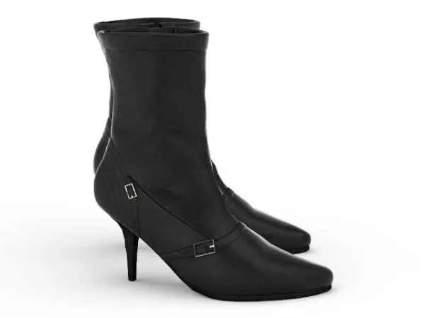 Black Boots 3d model