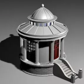 Architecture Backyard Pavilion 3d model