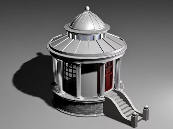 Architecture Backyard Pavilion 3d model Architecture Backyard Pavilion 3d model