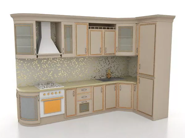 Siemens Gas Stove Two Stoves 3d model
