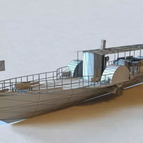 Small Pleasure Boat 3d model