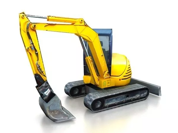 Japan Machine Small Excavator 3d model
