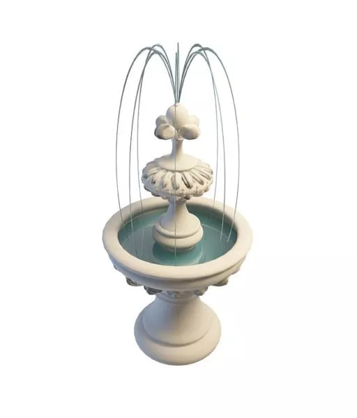 Large Marble Fountain 3d model