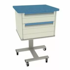 Hospital Small Medical Cart 3d model