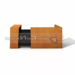 Office Small Reception Table 3d model