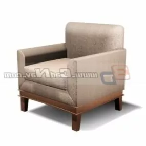Living Room Small Single Sofa 3d model