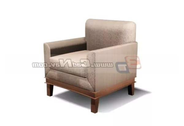 Living Room Small Single Sofa 3d model Living Room Small Single Sofa 3d model