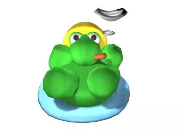 Smoking Turtle Toy 3d model Smoking Turtle Toy 3d model