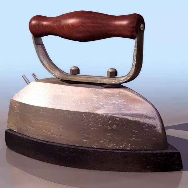 Iron 3d model Iron 3d model