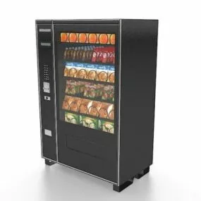 Store Snack Vending Machine 3d model