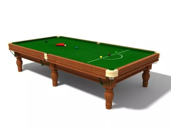 Sport Snooker Table With Balls 3d model Sport Snooker Table With Balls 3d model