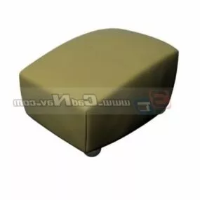 Sofa Chair Footrest Furniture 3d model