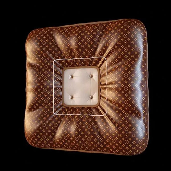 Pillows Set With Textures 3d model