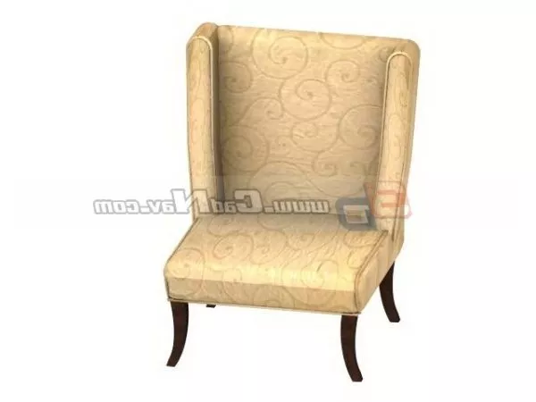 Soft Cushion Single Dining Chair 3d model Soft Cushion Single Dining Chair 3d model