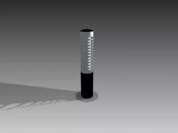 Solar Lawn Lamp For Garden 3d model Solar Lawn Lamp For Garden 3d model