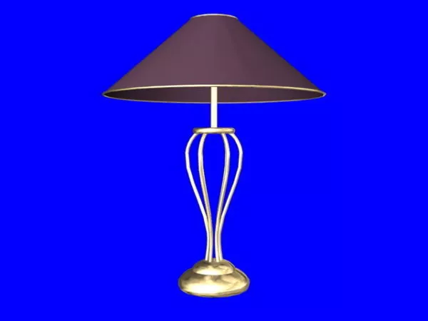 Solid Brass Antique Table Lamp 3d model Solid Brass Antique Table Lamp 3d model