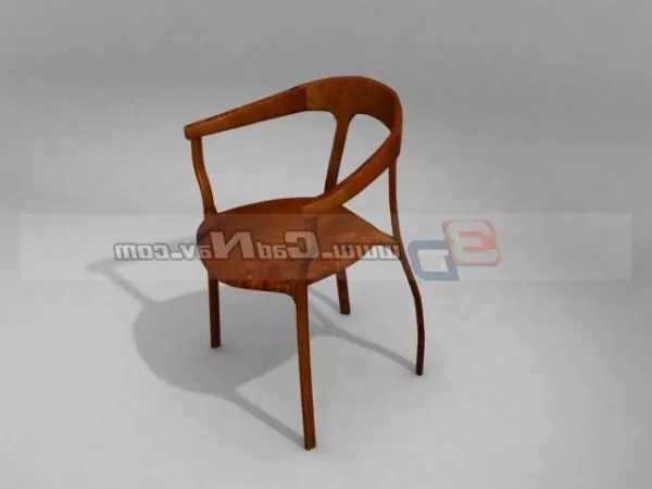 Solid Wooden Chair Furniture 3d model Solid Wooden Chair Furniture 3d model