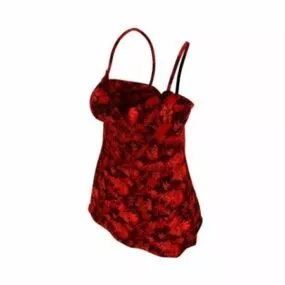 Women Spaghetti Top Shirt 3d model