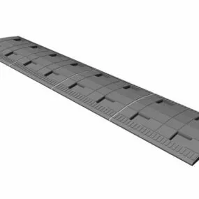 City Traffic Speed Bumper 3d model