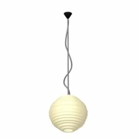 Dinning Room Sphere Pendant Light 3d model