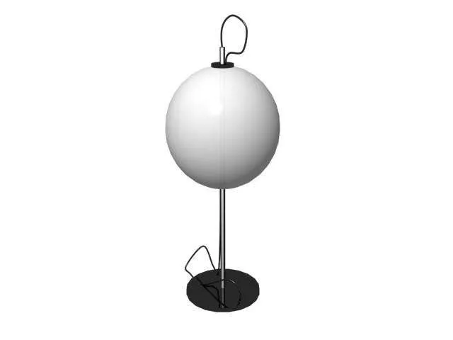 Sphere Shape With Lighting Set 3d model