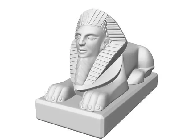 Egypt Sphinx Sculpture 3d model Egypt Sphinx Sculpture 3d model