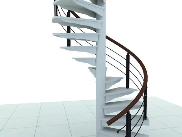 Spiral Style Staircase Design 3d model Spiral Style Staircase Design 3d model