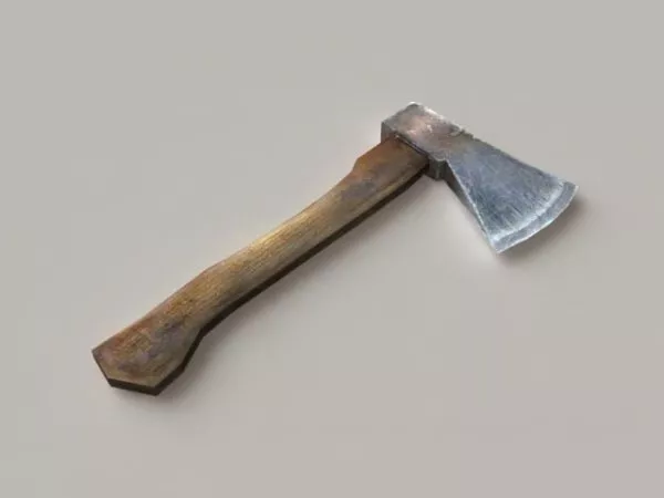 Hand Tools Splitting Axe 3d model Hand Tools Splitting Axe 3d model