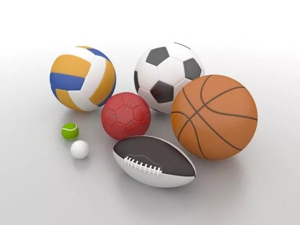 Low Poly Volleyball Ball 3d model
