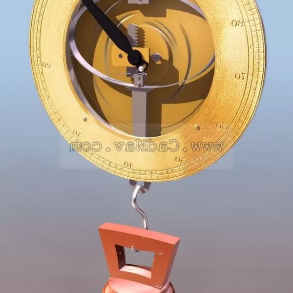 Spring Balance Equipment 3d model Spring Balance Equipment 3d model