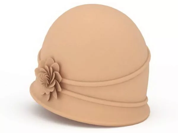 Fashion Hat Lines Pattern 3d model