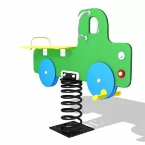 Kids Playground Spring Rider 3d model