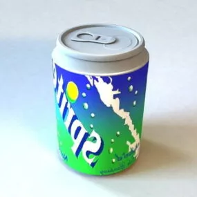 Soda Sprite Can 3d model