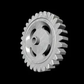 Industrial Spur Gear 3d model