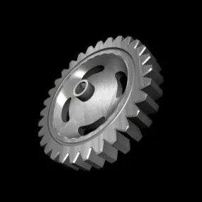 Industrial Spur Gear Part 3d model