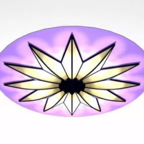 Flower Shade Decorative Ceiling Lamp 3d model