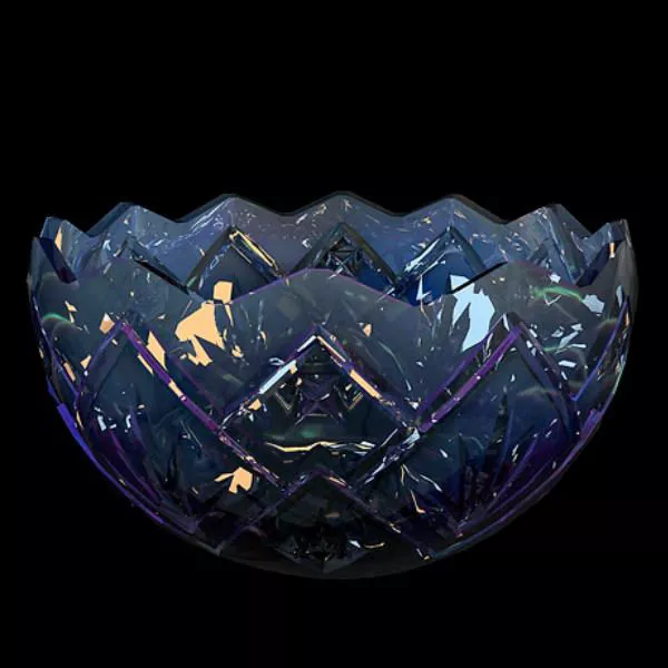 Decorative Pattern Glass Vase 3d model Decorative Pattern Glass Vase 3d model