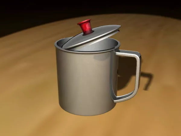 Stainless Steel Home Drinking Cup 3d model Stainless Steel Home Drinking Cup 3d model