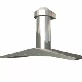 Kitchen Stainless Steel Range Hood 3d model