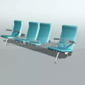 Airport Chairs 3d model