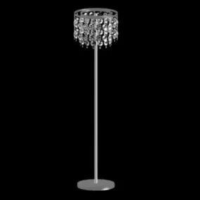 Stainless Steel Home Floor Lamp 3d model