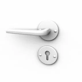Stainless Steel Home Door Handle 3d model