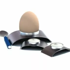 Kitchen Metal Egg Poacher 3d model