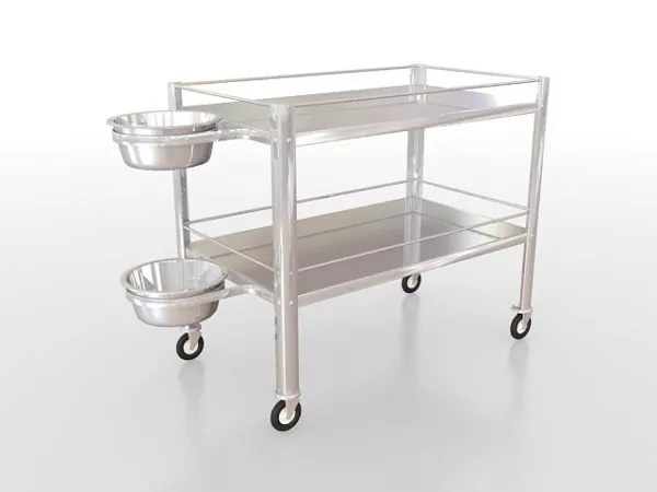 Wire Shopping Cart V1 3d model