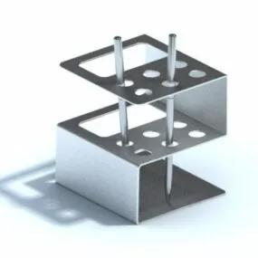 Office Stainless Steel Pen Holder 3d model